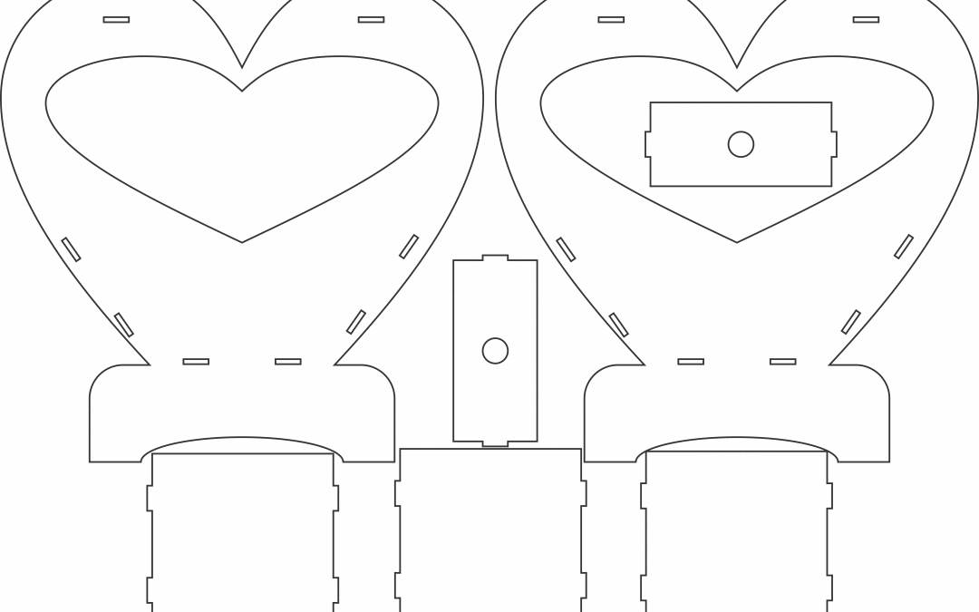 Caja Corazón de encaje - Stanser