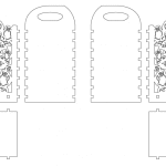 Caja decorada con rosas - Vector SVG DXF para CNC Router y Laser CO2 - Descargable gratis | Stanser