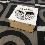 Caja cuadrada "Árbol" - Vector SVG DXF para CNC Router y Laser CO2 - Descargable gratis | Stanser