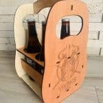 Porta Botellas Día Del Padre - Vector descarganle para corte CNC y grabado laser gratis | Stanser