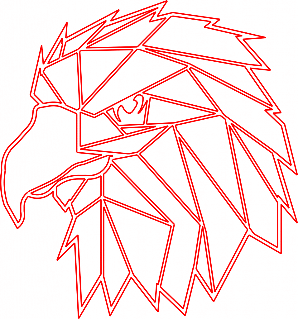 Cabeza de águila — vector para corte CNC