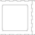 Alcancía cuadrada con ventana - Vector SVG DXF para CNC Router y Laser CO2 - Descargable gratis | Stanser