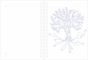 Portada para libreta «Árbol»