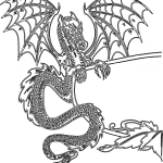 Dragón capataz - Vector descarganle para corte CNC y grabado laser gratis | Stanser