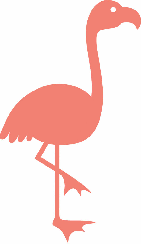 Flamingo — vector para corte CNC