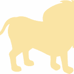 León silueta - Vector descarganle para corte CNC y grabado laser gratis | Stanser
