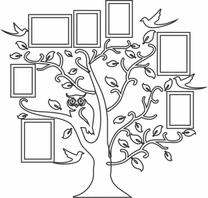 Árbol fotográfico «Búho»