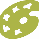 Paleta de pintura - Vector descarganle para corte CNC y grabado laser gratis | Stanser