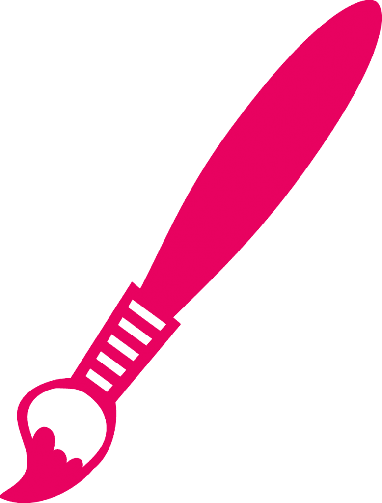 Pincel para pintura — vector para corte CNC