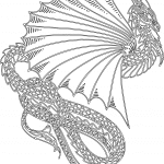 Dragón imperial - Vector descarganle para corte CNC y grabado laser gratis | Stanser