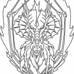 Dragón barbón - Vector descarganle para corte CNC y grabado laser gratis | Stanser