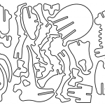 Esqueleto de Brontosaurio - Vector descarganle para corte CNC y grabado laser gratis | Stanser
