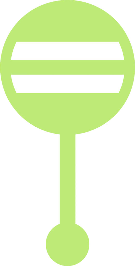Sonaja bebé — vector para corte CNC