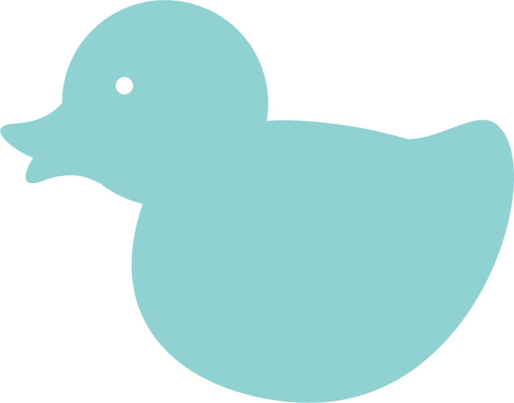 Patito de baño — vector para corte CNC