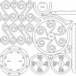 Bicicleta de doble canasto - Vector descarganle para corte CNC y grabado laser gratis | Stanser