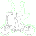 Pareja en tándem - Vector descarganle para corte CNC y grabado laser gratis | Stanser