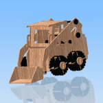 Máquina Bobcat - Vector descarganle para corte CNC y grabado laser gratis | Stanser