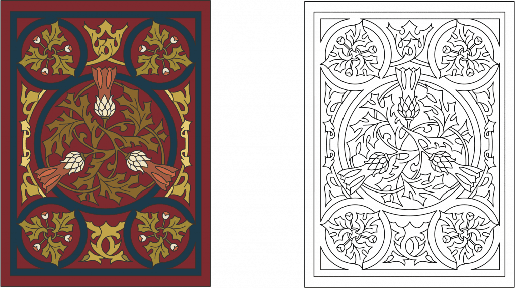 Portada de libro — vector para corte CNC