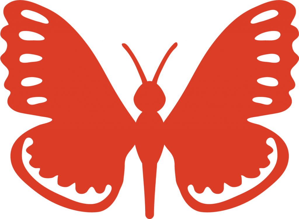 Mariposa — vector para corte CNC