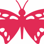 Mariposa alas grandes - Vector descarganle para corte CNC y grabado laser gratis | Stanser