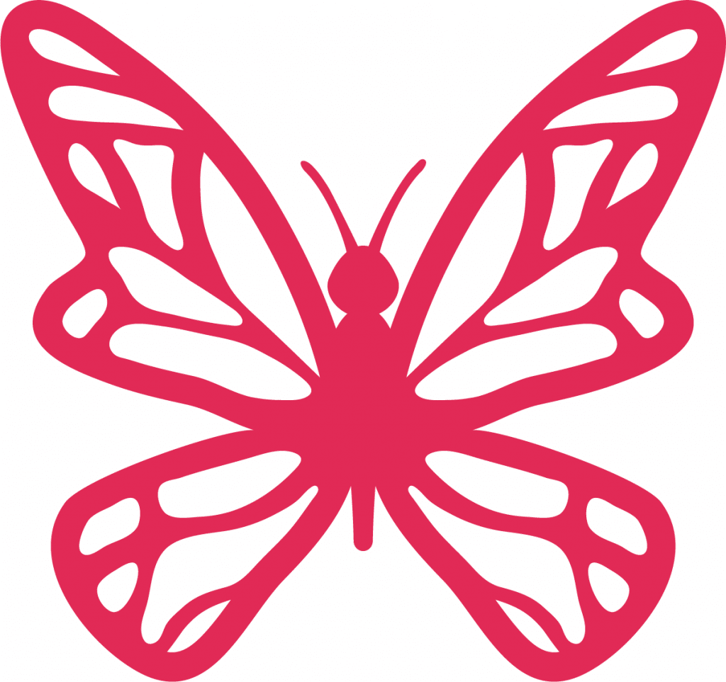 Mariposa 4 — vector para corte CNC