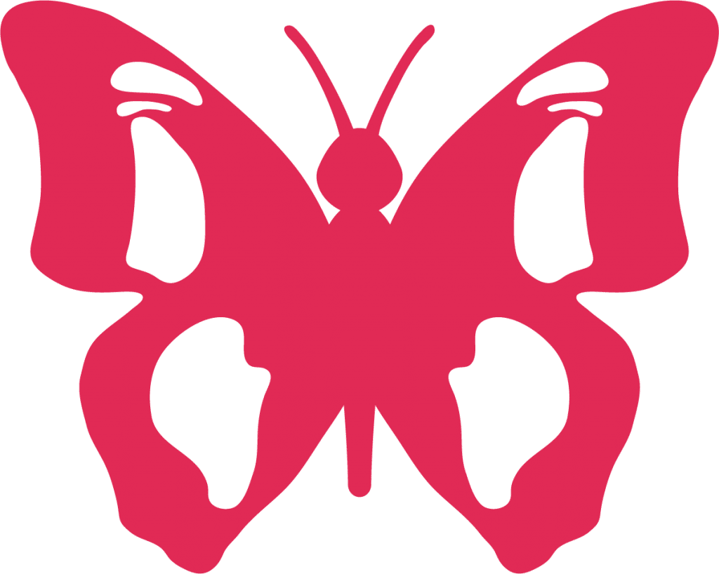 Beauty butterfly — vector para corte CNC