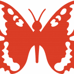 Borboleta - Vector descarganle para corte CNC y grabado laser gratis | Stanser