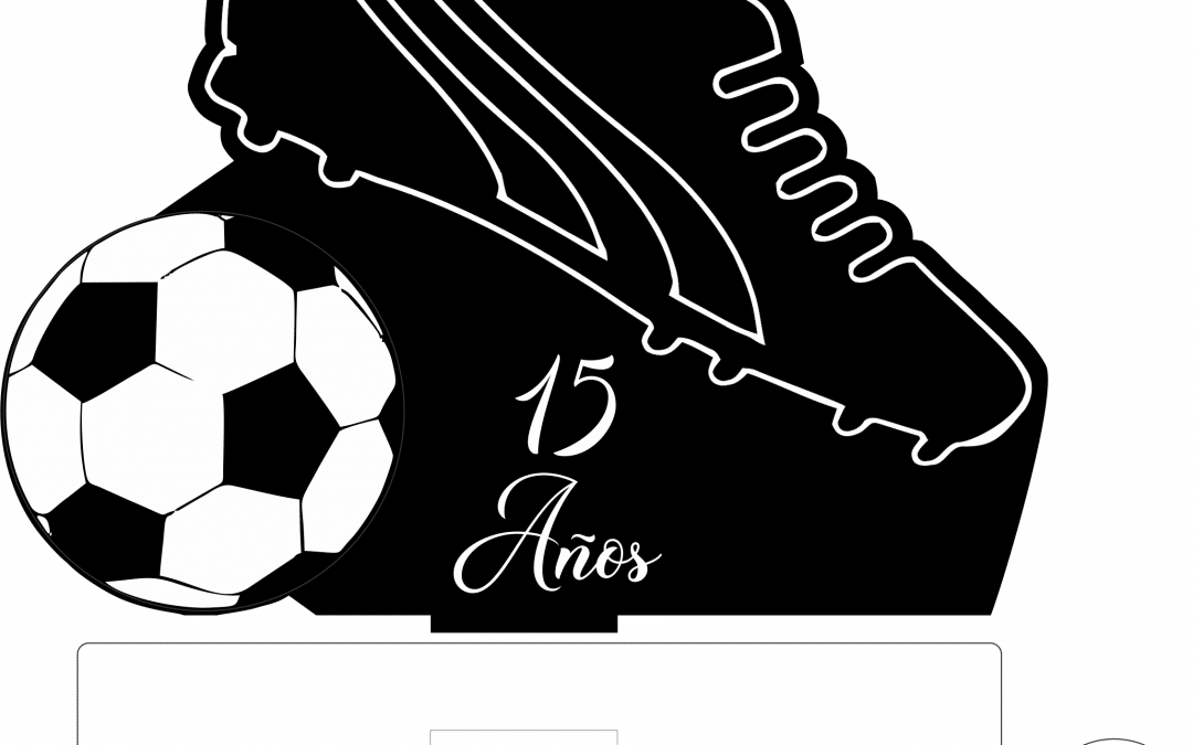 Taco de futbol y balón