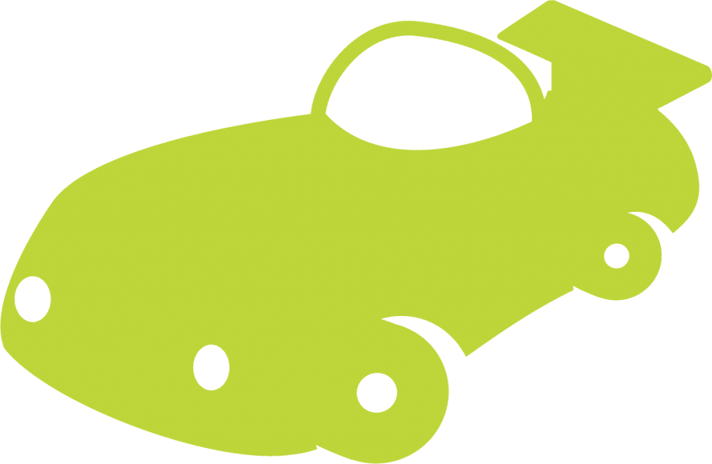 Auto de carreras — vector para corte CNC