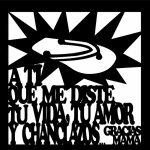 Cuadro chancla - Vector SVG DXF para Laser CO2 - Descargable gratis | Stanser