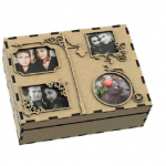Caja con fotos - Vector SVG DXF para CNC Router y Laser CO2 - Descargable gratis | Stanser