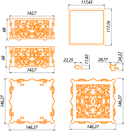 Caja de garigoles