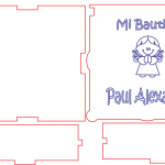 Caja "Angelito" - Vector SVG DXF para CNC Router y Laser CO2 - Descargable gratis | Stanser
