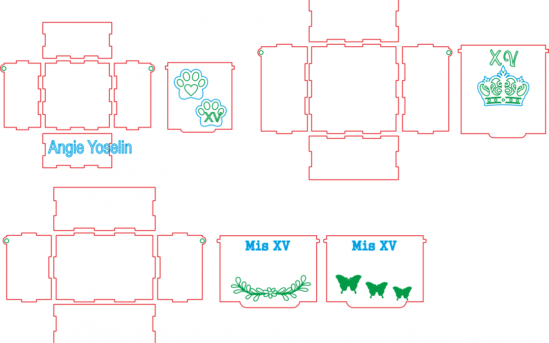 Cajitas para alhajeros 1