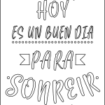 Cartel "Hoy es un buen día..." - Vector descarganle para corte CNC y grabado laser gratis | Stanser