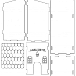 Caja "Casa de Té" - Vector SVG DXF para CNC Router y Laser CO2 - Descargable gratis | Stanser