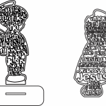 Par de ángeles con base - Vector SVG DXF para CNC Router y Laser CO2 - Descargable gratis | Stanser