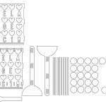 Juego "Conecta 4" personalizable - Vector descarganle para corte CNC y grabado laser gratis | Stanser