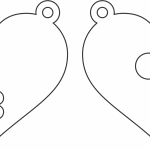 Collar de corazón - Vector descarganle para corte CNC y grabado laser gratis | Stanser