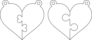Collar de corazón