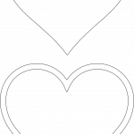 Corazones simples - Vector descarganle para corte CNC y grabado laser gratis | Stanser