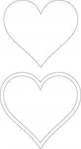 Corazones simples