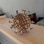 Coronavirus 3D - Vector SVG DXF para CNC Router y Laser CO2 - Descargable gratis | Stanser