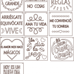 Cuadros con frases motivadoras - Vector descarganle para corte CNC y grabado laser gratis | Stanser