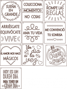 Cuadros con frases motivadoras