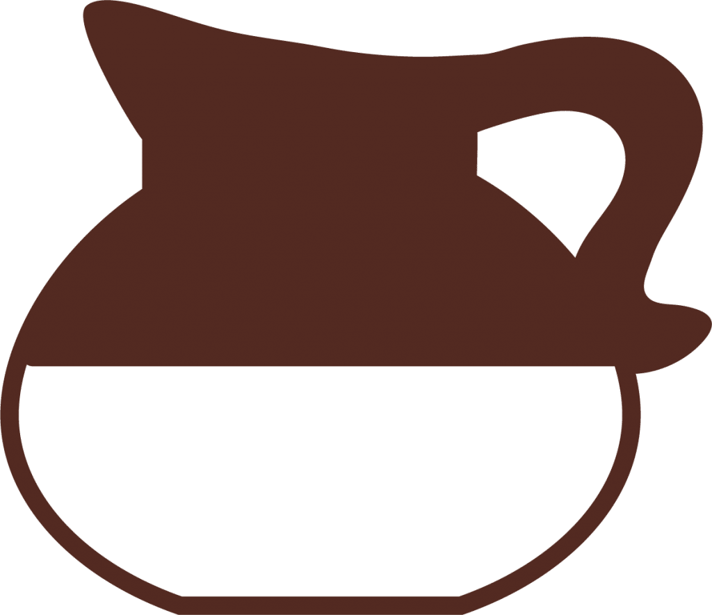 Cafetera — vector para corte CNC