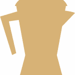 Cafetera italiana - Vector descarganle para corte CNC y grabado laser gratis | Stanser