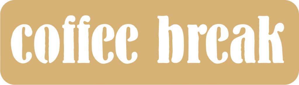 Letrero coffee break — vector para corte CNC