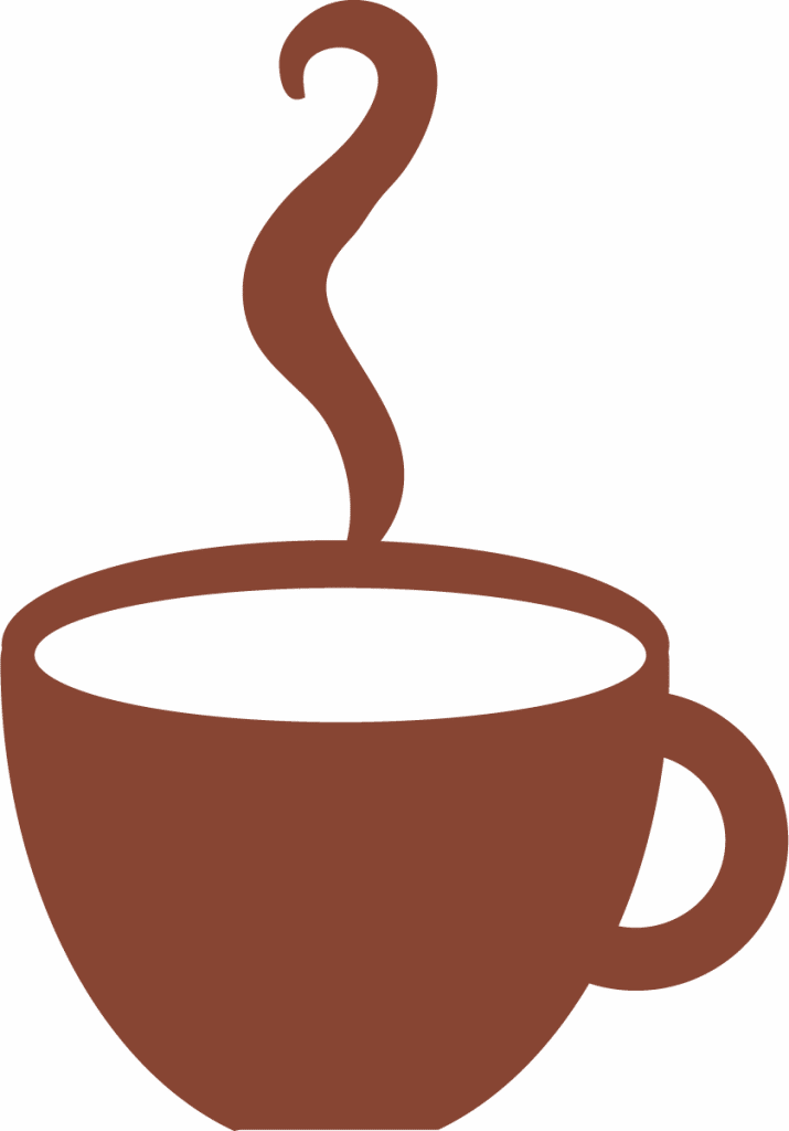Taza de café — vector para corte CNC