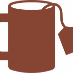 Taza con sobre de té - Vector descarganle para corte CNC y grabado laser gratis | Stanser